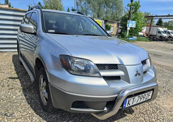 mitsubishi outlander Mitsubishi Outlander cena 5900 przebieg: 246490, rok produkcji 2003 z Tarnów